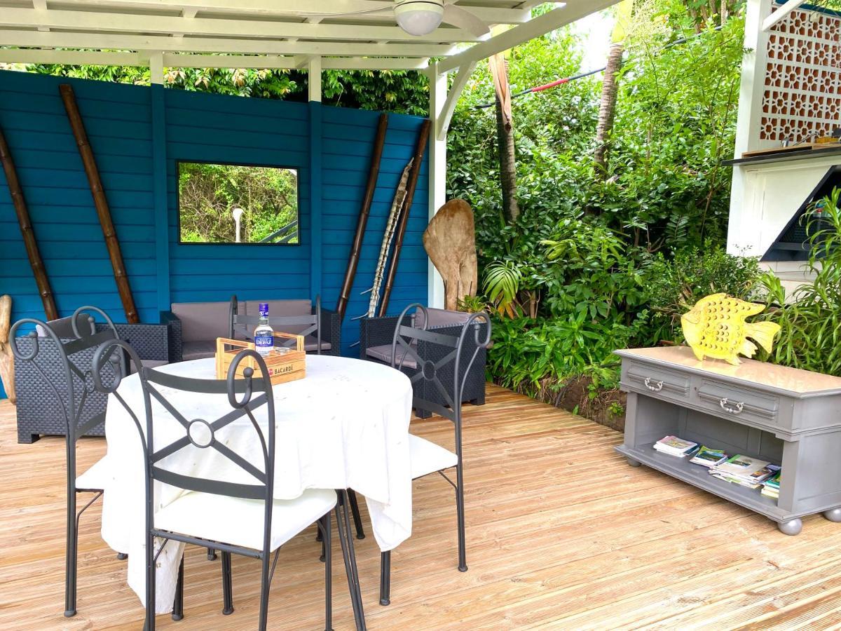 Lodge Pamplemousse Avec Piscine Privative , Dans Parc Calme A 500 M Plage Le Carbet Exteriér fotografie